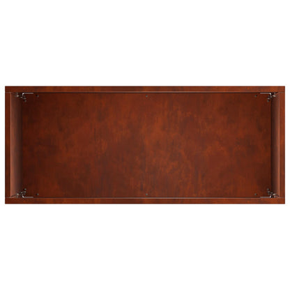 Macetero De Jardín 2 Uds. Oxidado 50 X 20 X 75 Cm Acero Oxidado_5