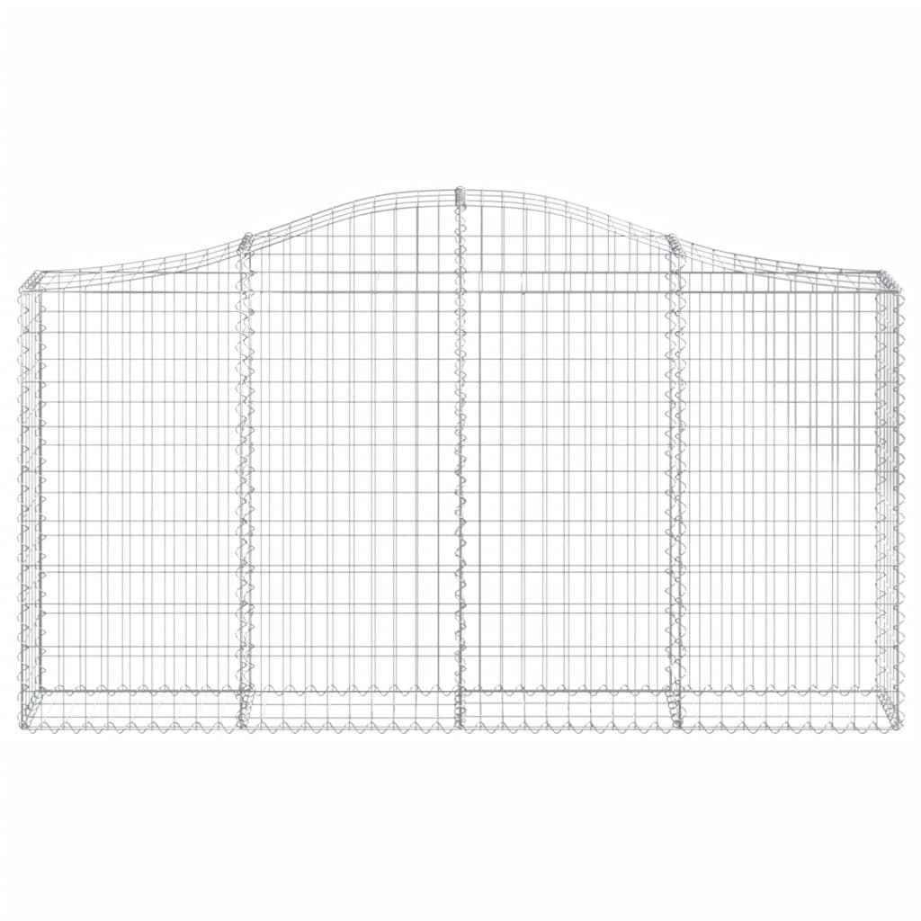 Cestas Gaviones 30 Uds Forma De Arco Hierro 200x30x100/120 Cm_3