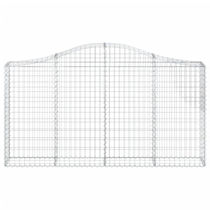 Cestas De Gaviones 11 Uds Forma Arco Hierro 200x30x100/120 Cm_3
