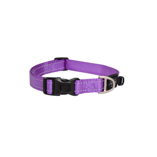 Collar Para Perro, Modelo Classic De Rogz Color Lila. Talla Xxl (63-70kg)_0