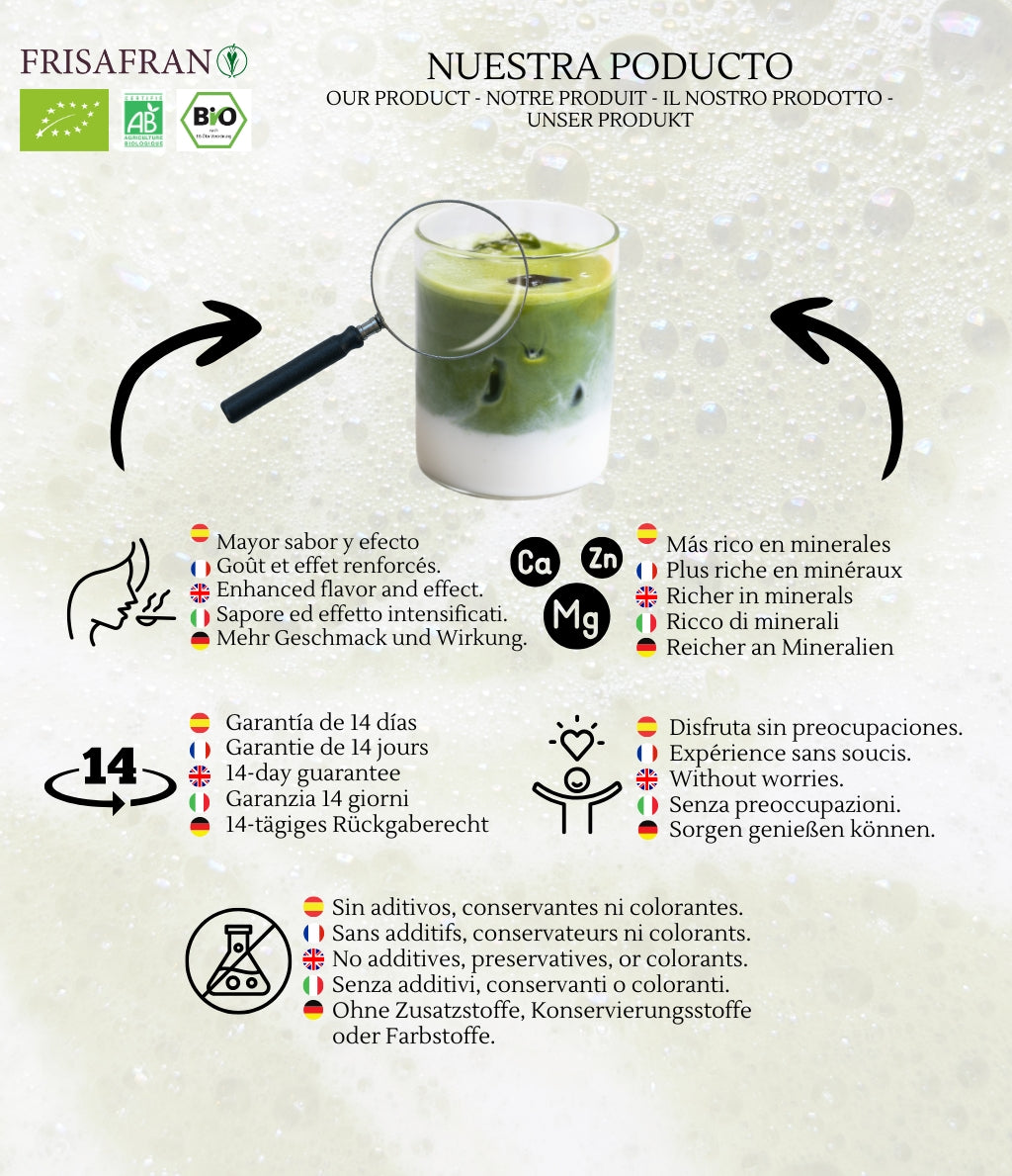 Matcha Latte Ecológico En Polvo | Calidad | Frisafran 100 G_2