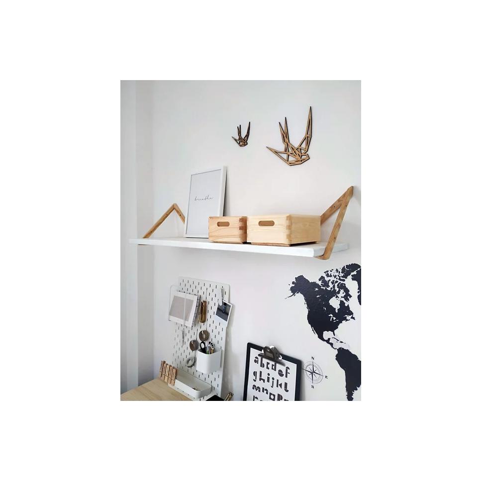 Balda mural Triangle 90x17 cm