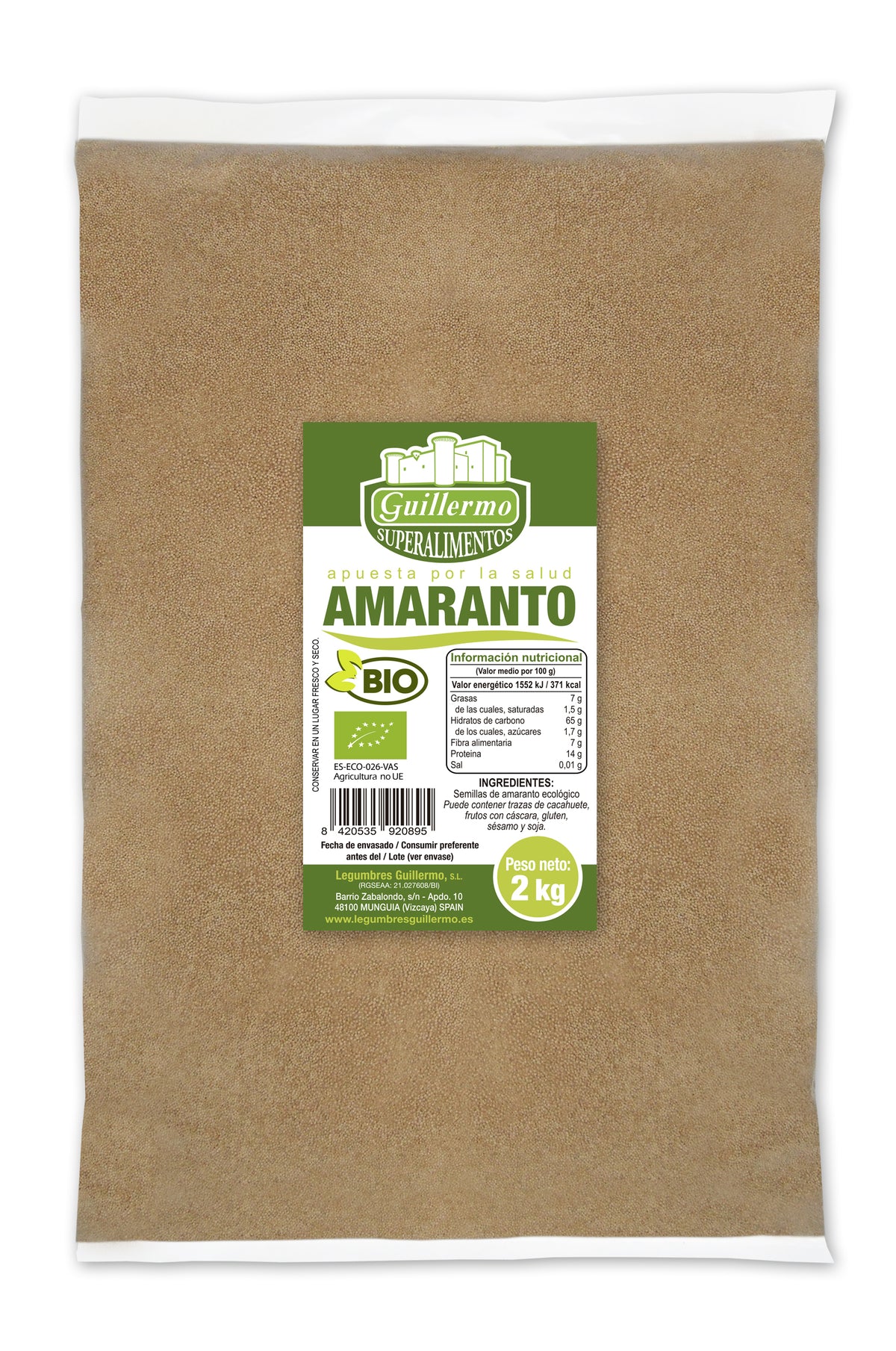 Amaranto Bio - 2 Kg, Bolsa_0