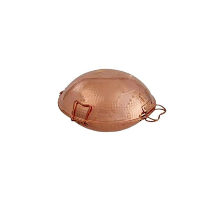 Cataplana De Cobre 30 Cm Para Pescado, Carne Y Mariscos - Cocción Al Vapor Hermética_0