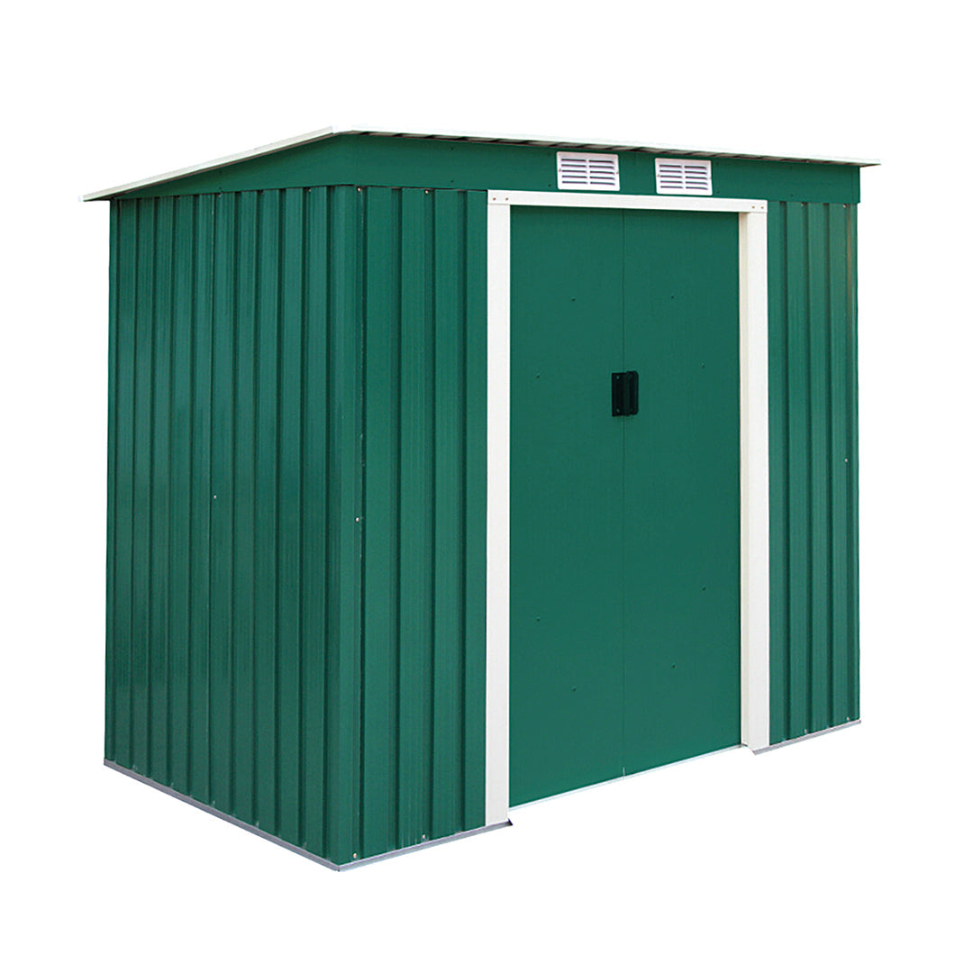 Caseta Metálica Estándar Verde Para Exterior E Interior - 2,13x1,73x1,3 M - Multicolor_0