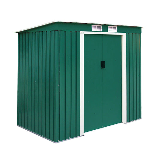 Caseta Metálica Estándar Verde Para Exterior E Interior - 2,13x1,73x1,3 M - Multicolor_0