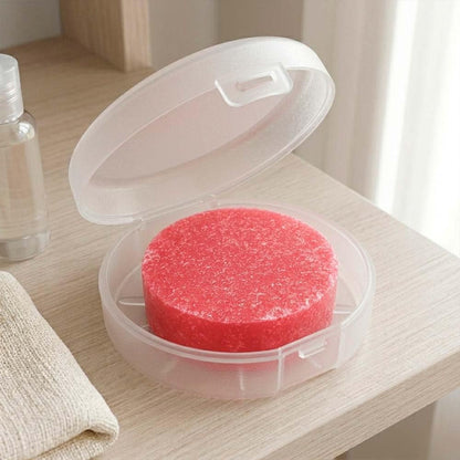 2 Esponjas Jabonosas Varios Usos. Aroma Fresa. Ideal Para Viaje Gym. Todo Tipo De Piel. Con Aceite De Rosa Mosqueta_2