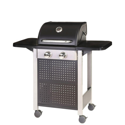 Barbacoa Gas 2 Quemadores Birgitt Acero 52 X 116 X 110 Cm Ldk Garden