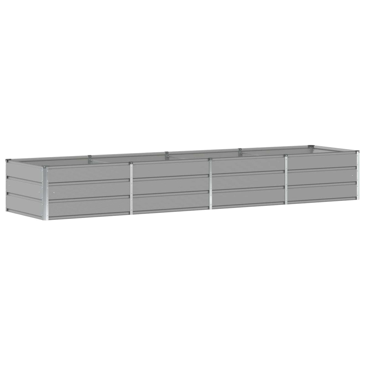 Jardinera Gris Claro 320 X 80 X 45 Cm Acero_0