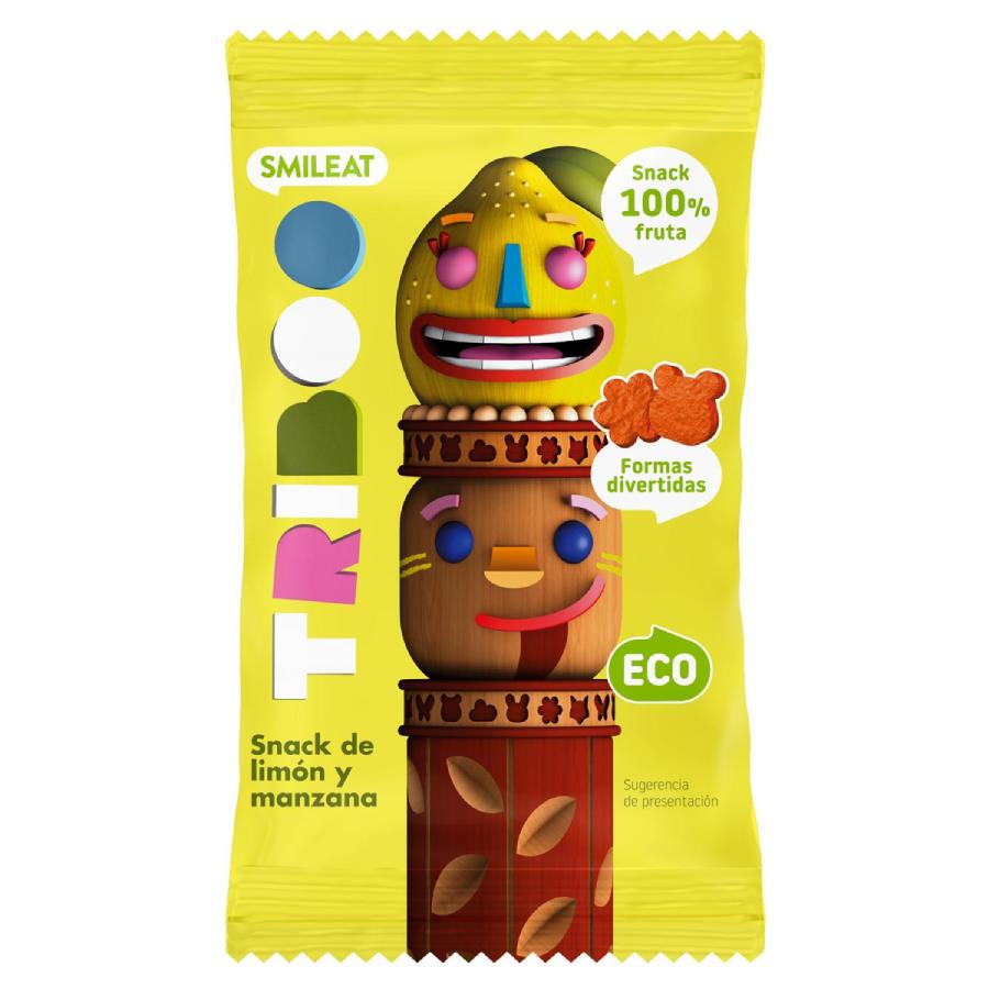 Pack 2x Snack de manzana y limón Eco 25g, Triboo
