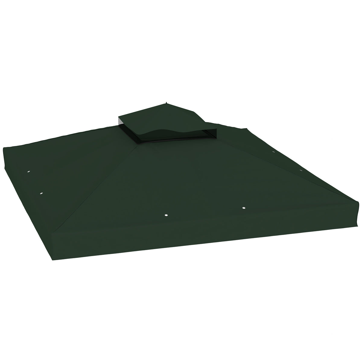 Techo De Repuesto Outsunny Tela Oxford Verde 300x300 Cm_0