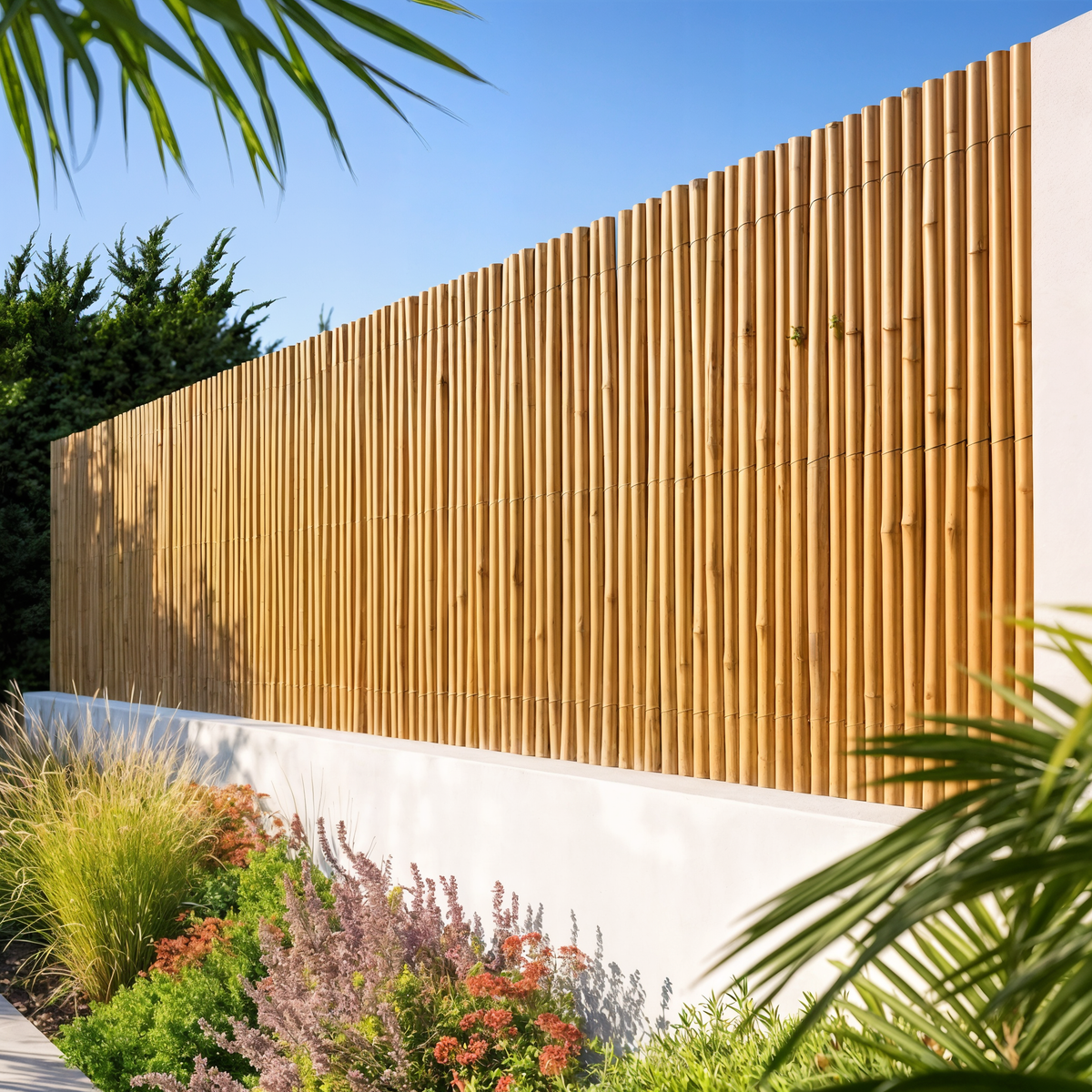 Cañizo Entero Barnizado Bambooflex 2x3 M Nortene_1