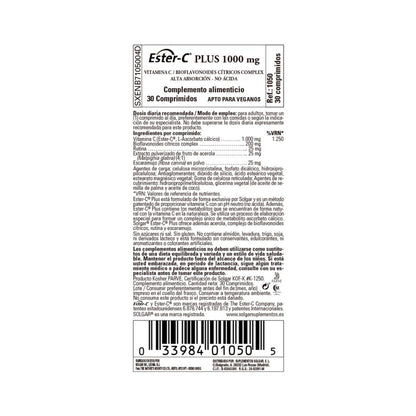 Ester C plus Vitamina C, 30 comprimidos de 1000mg