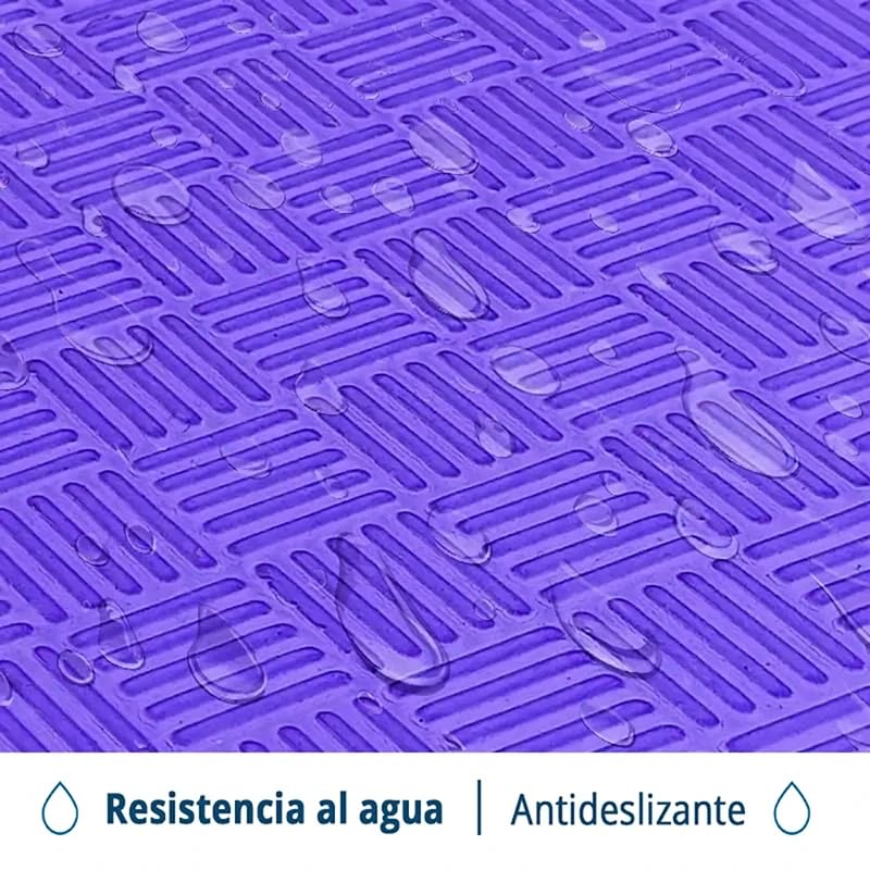 Tatami Puzzle EVA para suelo infantil 1x1m x20mm Naranja - Lila 1 Unidad_4