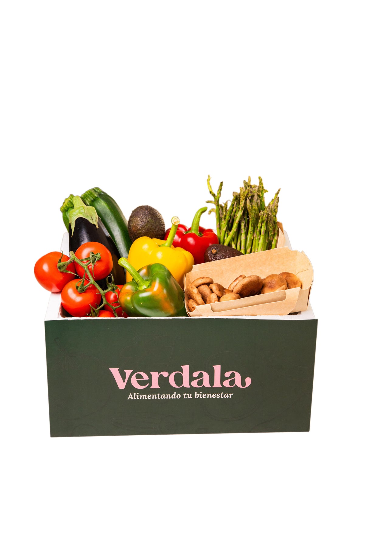 Cesta de verduras ecologicas especial para hacer a la plancha, parrilla o en work. peso aprox. 4/5 kilos_0