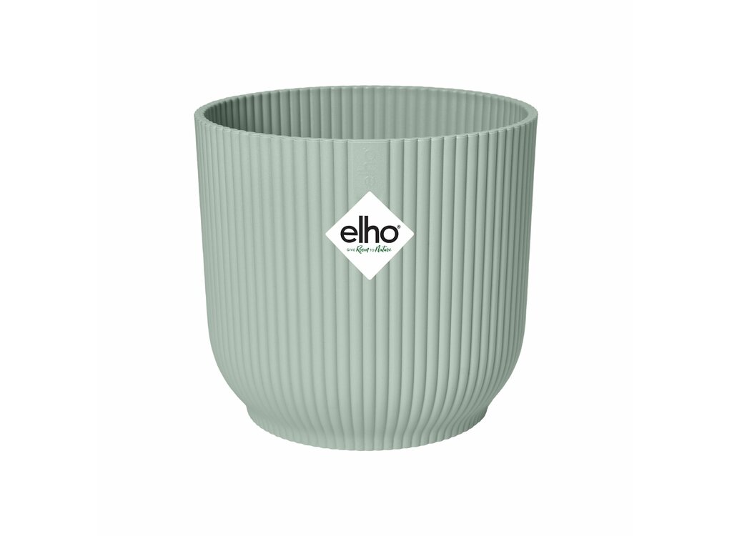 Macetero Vibes Fold Round Elho 14cm Verde Sorbete