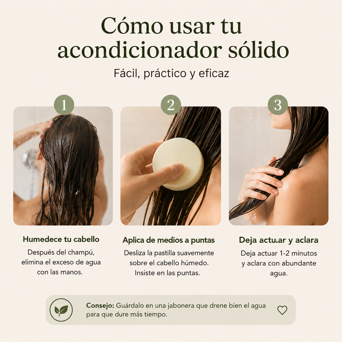 Acondicionador Sólido Baobab & Té Verde 80 G – Natural, Vegano, Sin Sulfatos, Zero Waste – Lumocosmetics_3