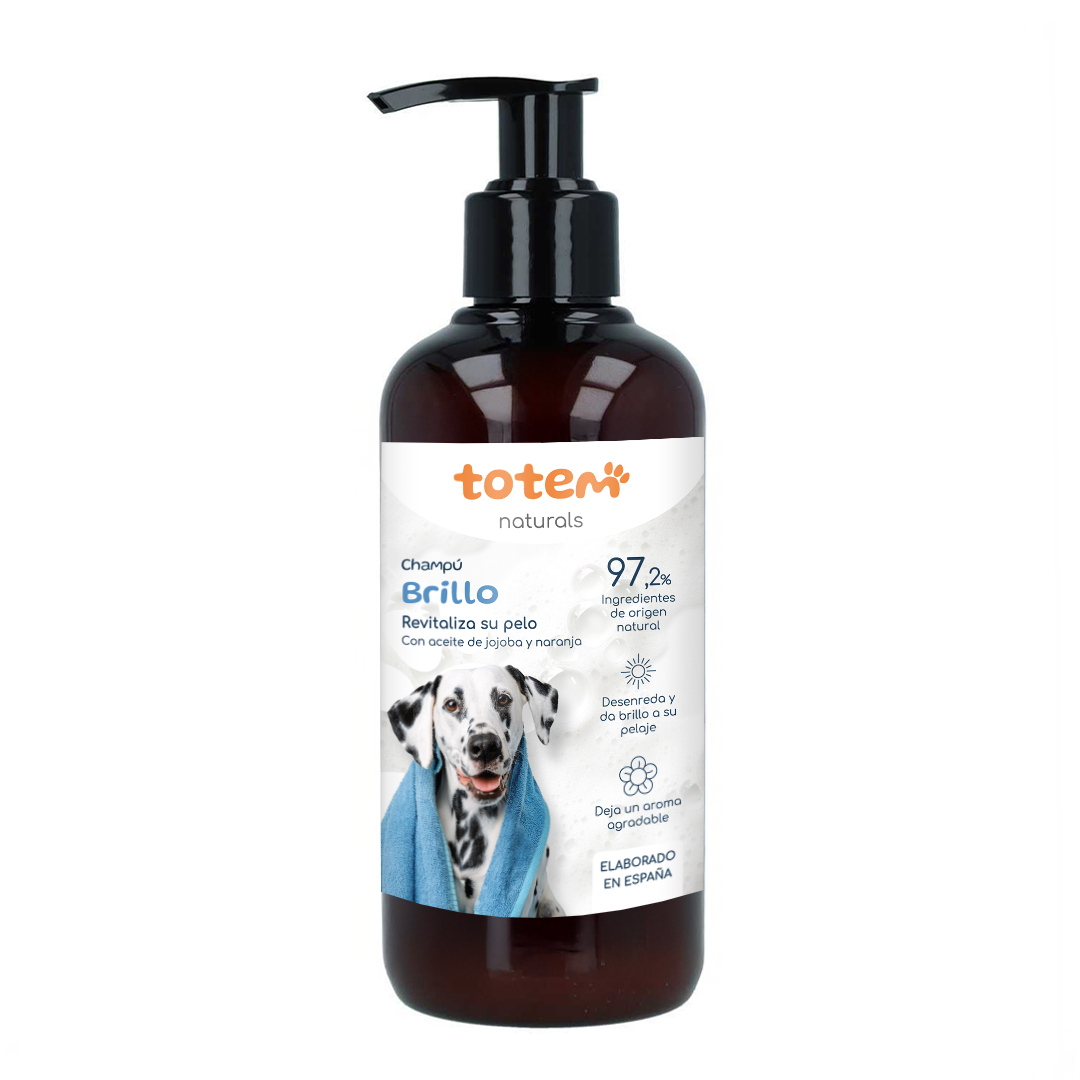 Pack Hidratación para perros Stick nariz y almohadillas + Champú 250 ml + Acondicionador 250 ml Totem Naturals