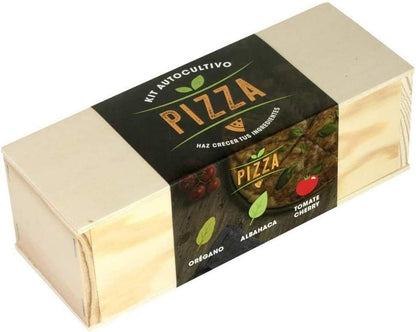 Kit Autocultivo Pizza Orégano, Albahaca y Tomate Cherry | Regalo Original de Cocina - Resetea_0