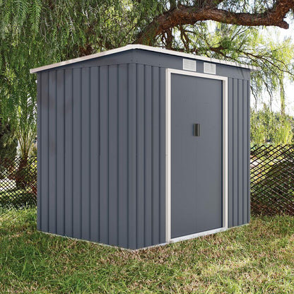 Caseta Metálica Estándar Gris Para Exterior E Interior - 2,13x1,73x1,3 M - Multicolor_1