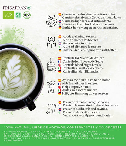 Matcha Latte Ecológico En Polvo | Calidad | Frisafran 100 G_3