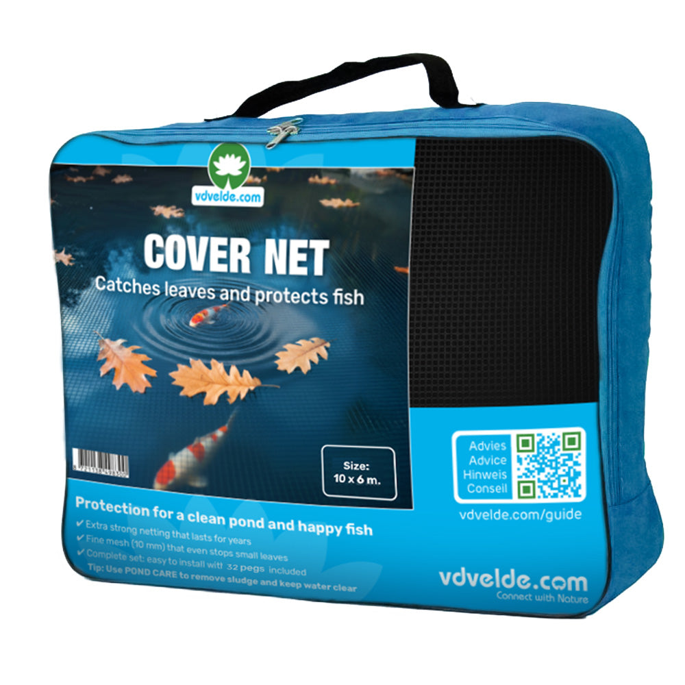 Cover Net Red Para Estanque 10x6 M - Malla 10mm - Negro/verde - Anti Garzas_2