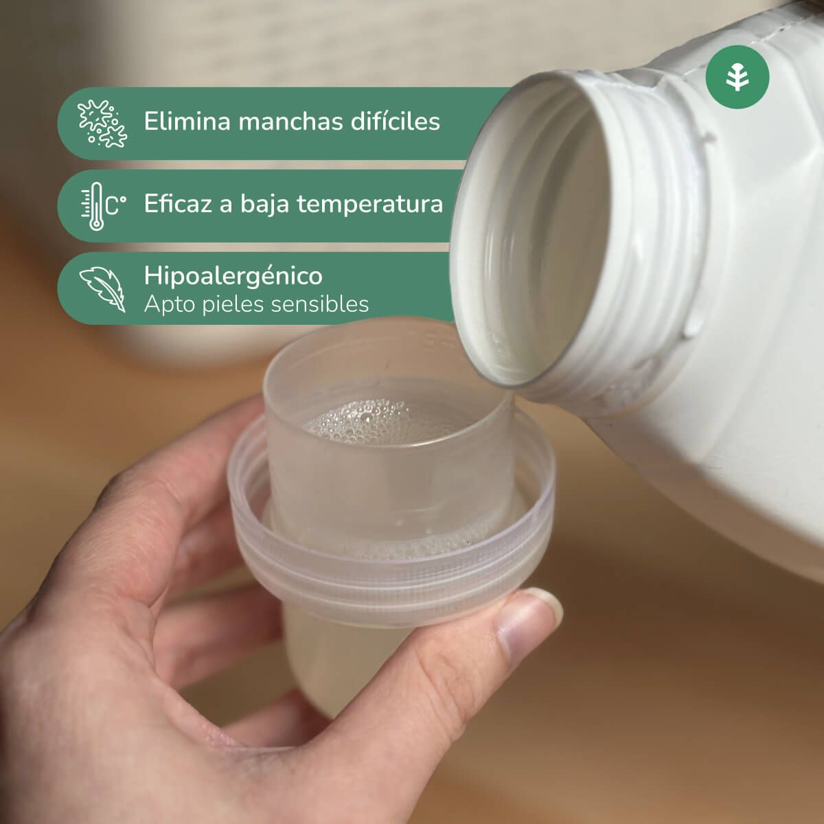 Detergente Líquido Ropa ECO Aroma natural a ropa limpia Planeta Huerto   1,5 Litros