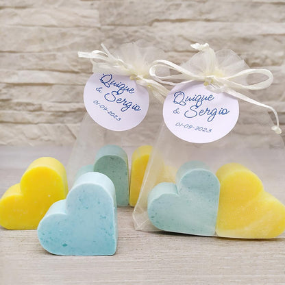 50 Jabones Aromáticos Con Forma De Corazón. Detalle Para Invitados De Eventos - Jabón Glicerina Con Aroma A Flor De Loto_5