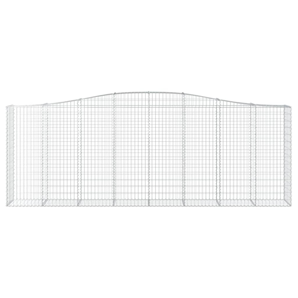Cestas Gaviones 6 Uds Forma De Arco Hierro 400x50x140/160 Cm_3