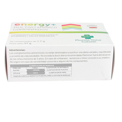 Energy+ Multivitamínico Con Liberación Prolongada – 11 Vitaminas Y 8 Minerales Para Energía Y Recuperación_3
