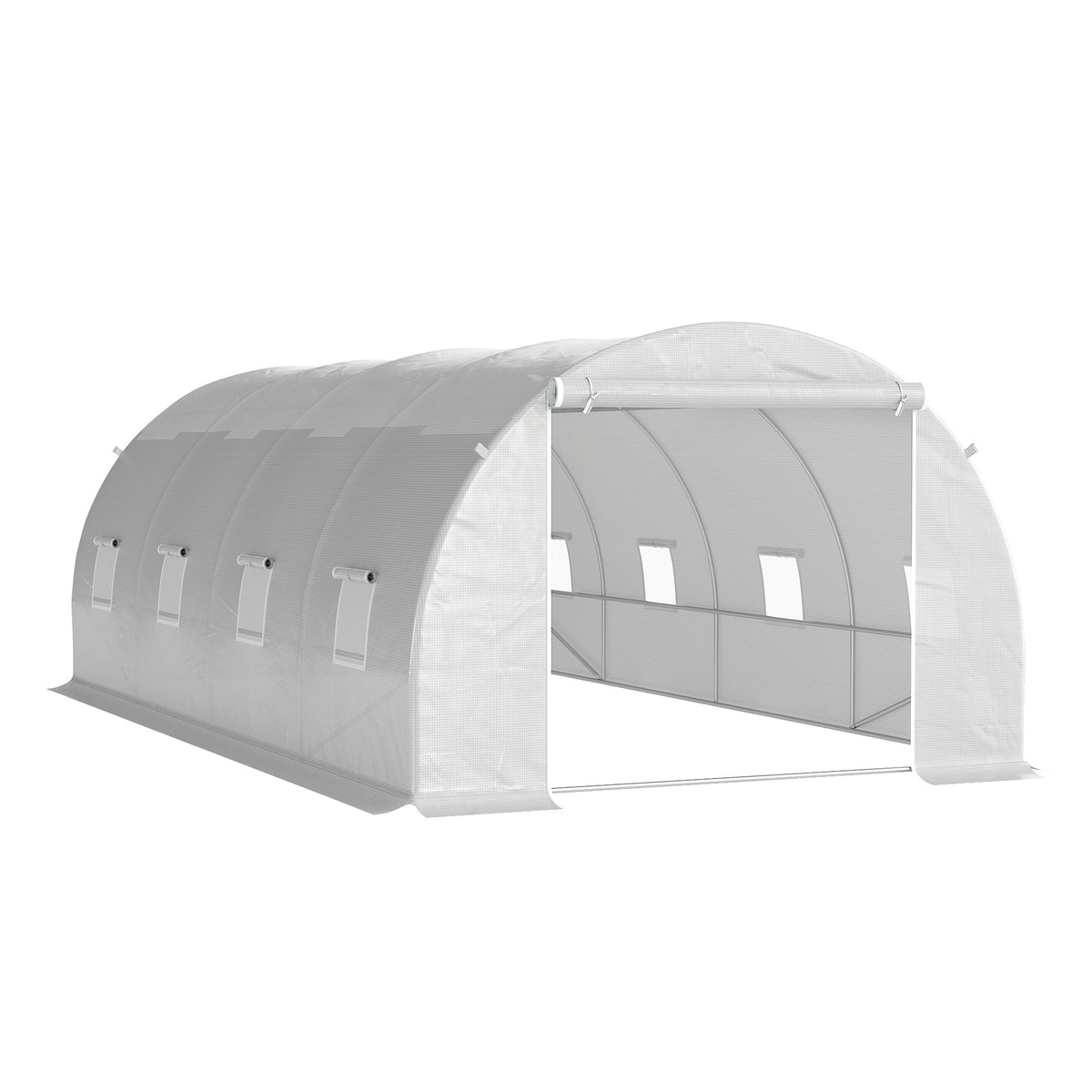 Invernadero Outsunny Blanco 600x300x200 Cm Metal_0