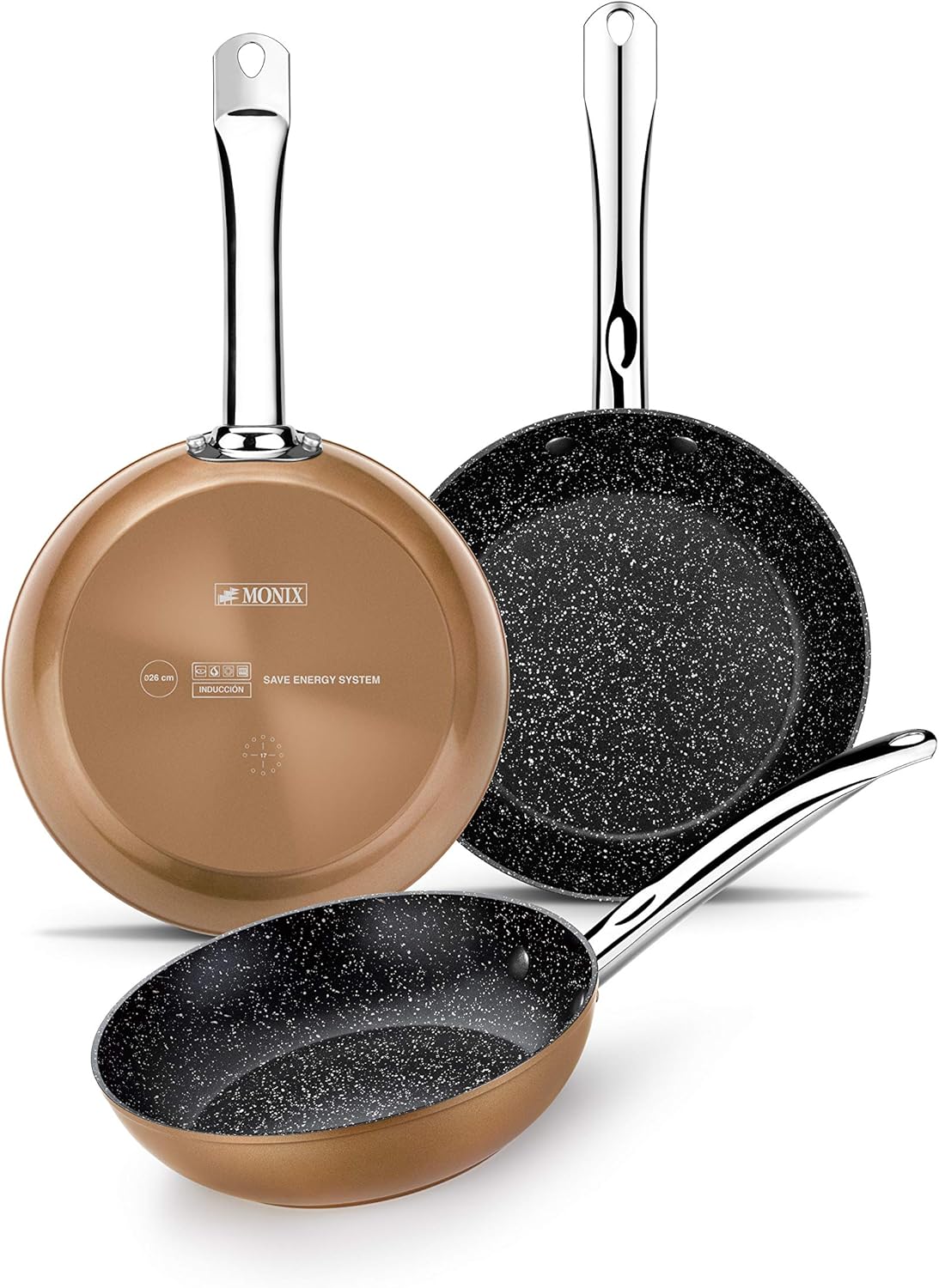 Sartén Profesional De Aluminio Forjado - 24 Cm_0