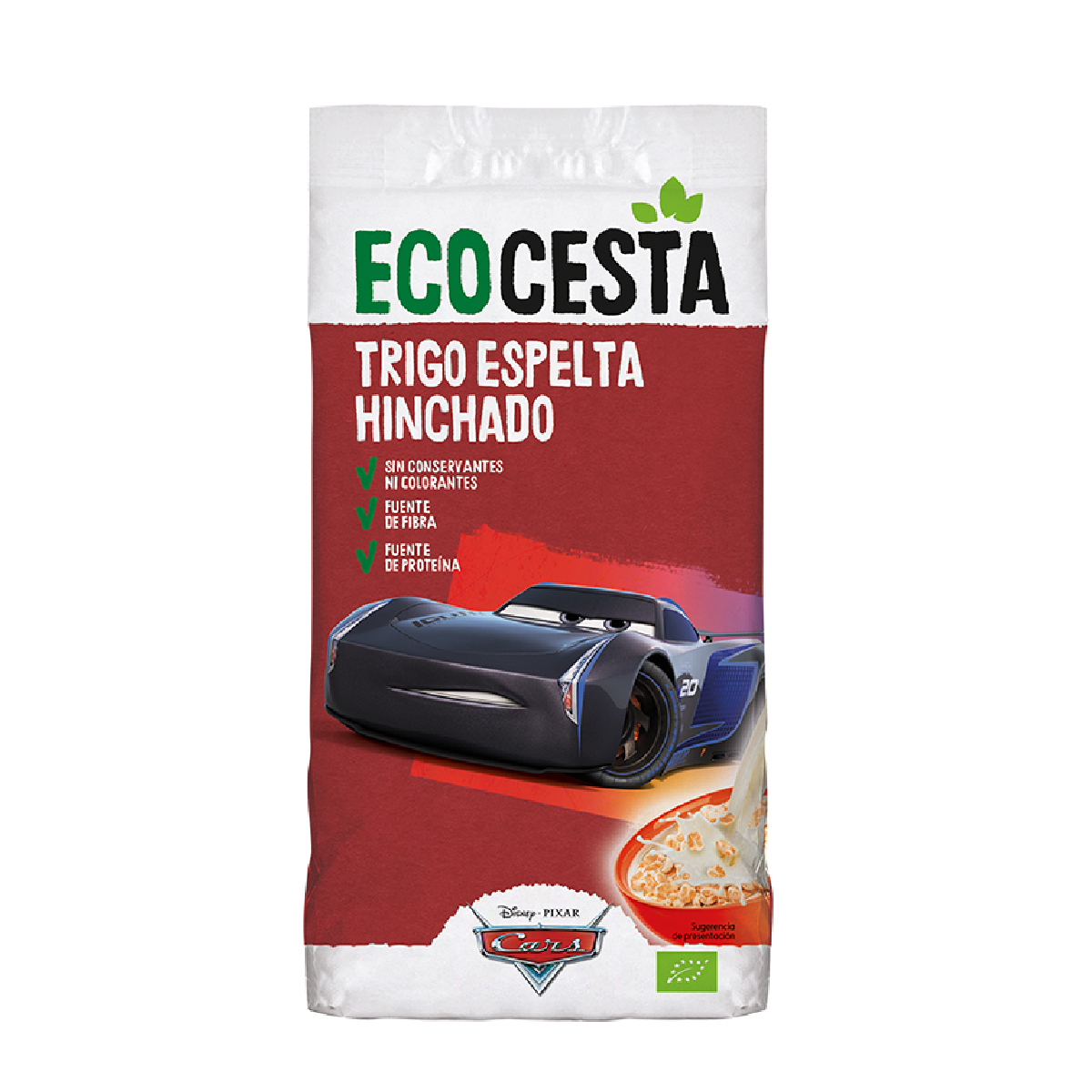 Cereales infantiles de Trigo de Espelta hinchado edición Disney Ecocesta 200g