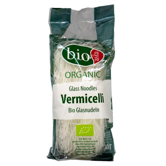 Fideos de cristal de vermicelli orgánicos Bioasia 100g