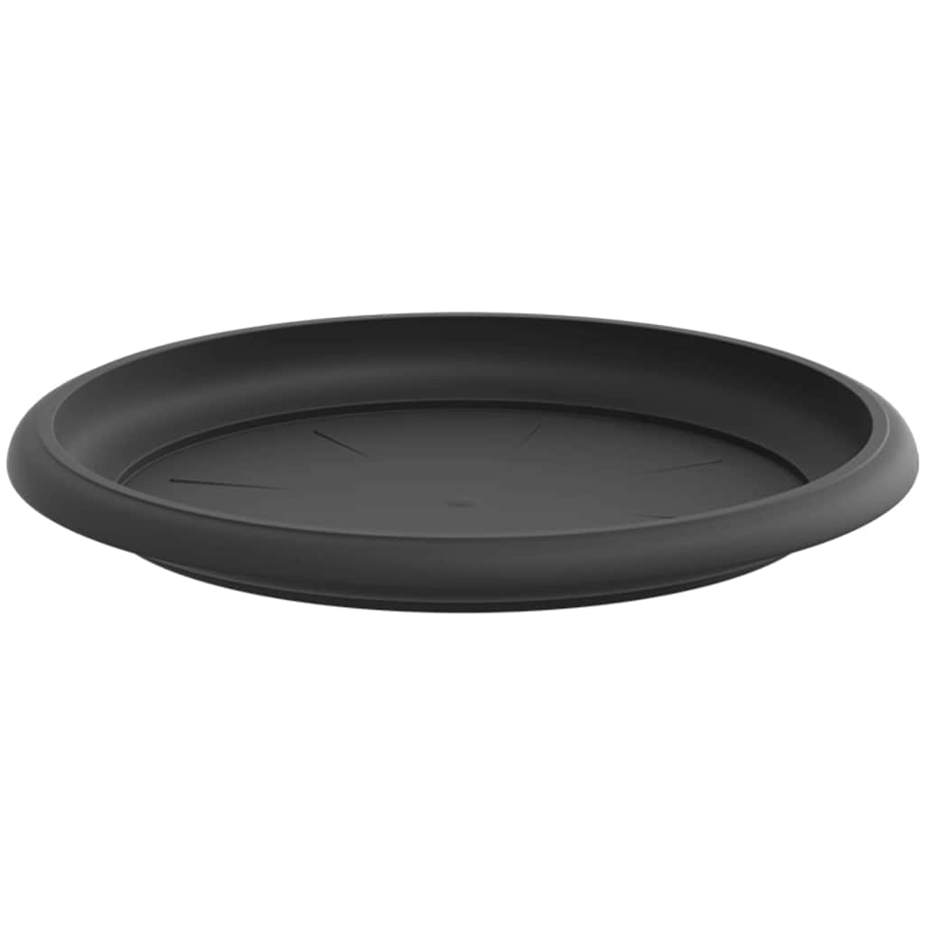 Bandeja Redonda Para Flores 6 Uds. Negro Ø 17,5 X 2 Cm Plástico_4
