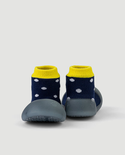 Zapatos De Bebé Que Cambian De Color Con La Luz Del Sol Polka Navy Bigtoes Chameleon Xl (22,5)_4