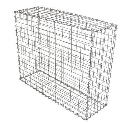 2 Cestas De Acero Galvanizado De Exterior Jaulas Para Decoración 100 X 80 X 30cm_3