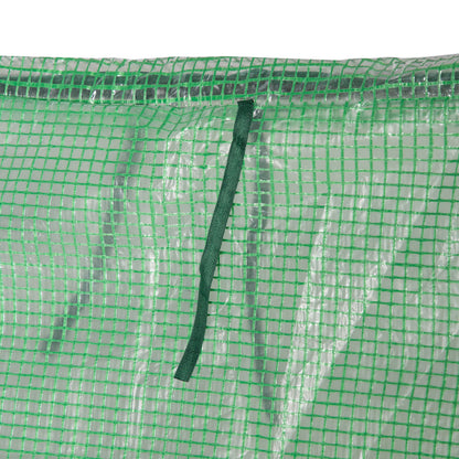 Invernadero De Terraza Outsunny Acero, Pvc Verde 180x90x90 Cm_3