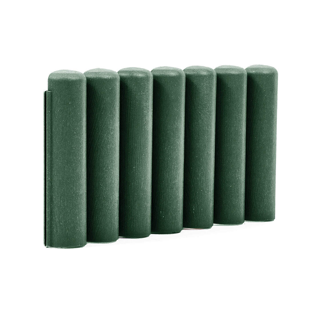 Pack De 5 Bordos Tronco Clickborder Lop Verde - Ideal Para Jardines - 0,4x0,2 M - Multicolor_1