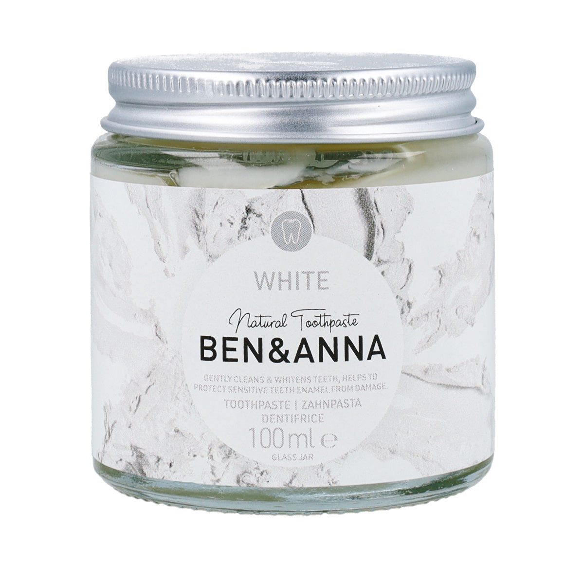 Pasta de dientes blanca Ben&Anna 100 ml