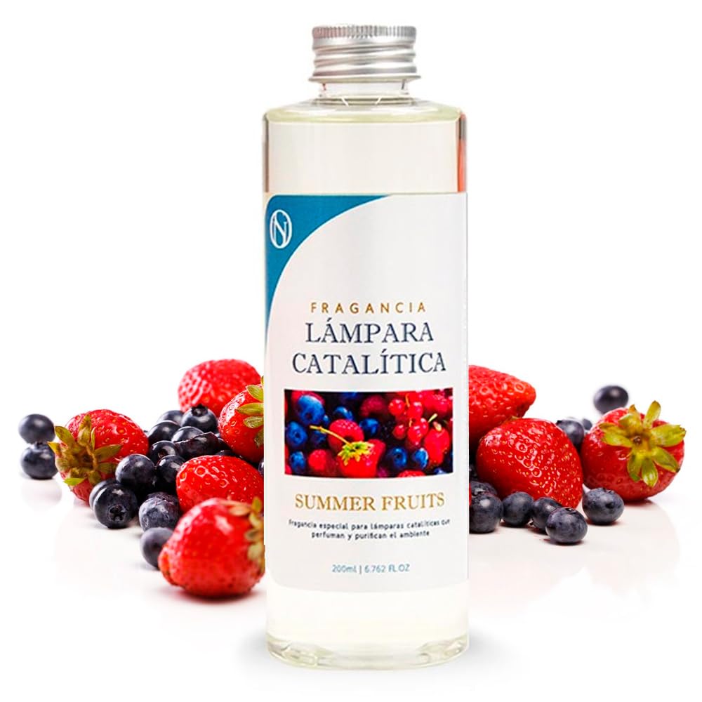 Pack 2x Fragancias Para Lámpara Catalítica 200ml: Aroma Summer Fruits - Disfruta De Tu Aroma Favorito Durante Más Tiempo_1