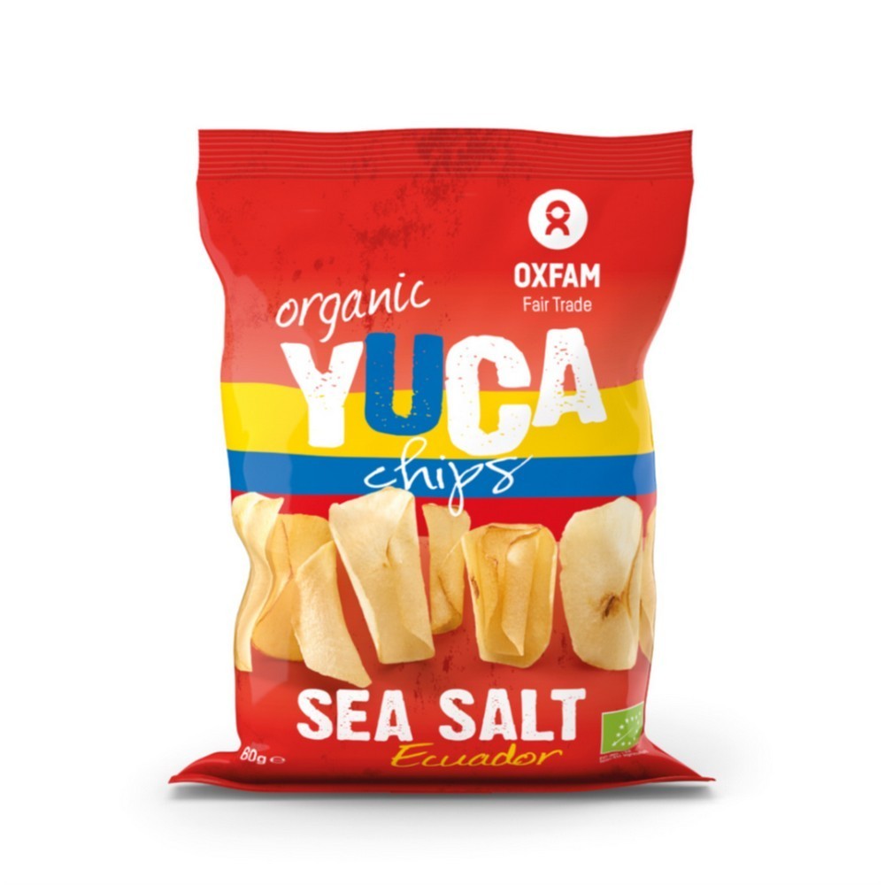 Chips yuca BIO con sal Oxfam Intermón 60 G