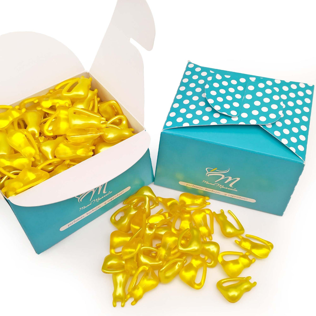 Caja 70 Perlas De Baño Con Aroma A Vainilla - Con Aceite De Soja - Hidrata, Suaviza Y Perfuma La Piel - Forma Minino_0