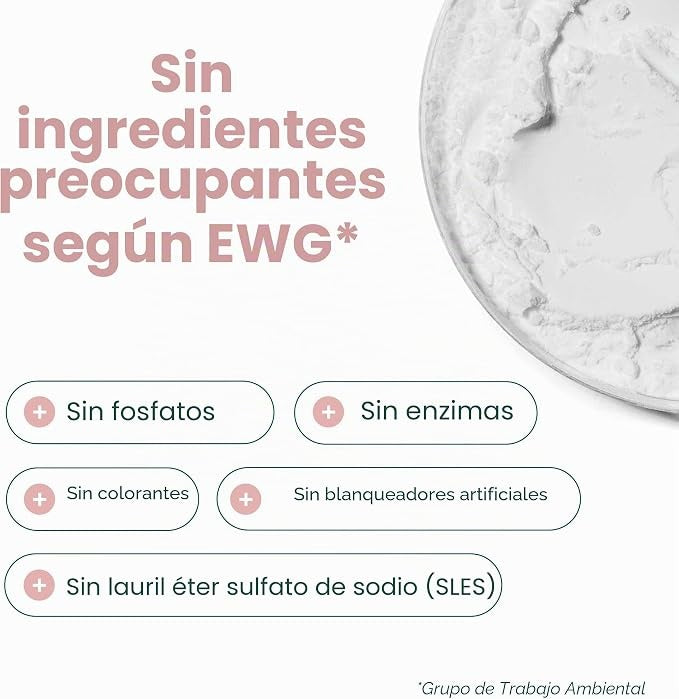 Detergente para ropa néctar de pera Baby Leaves 35 lavados