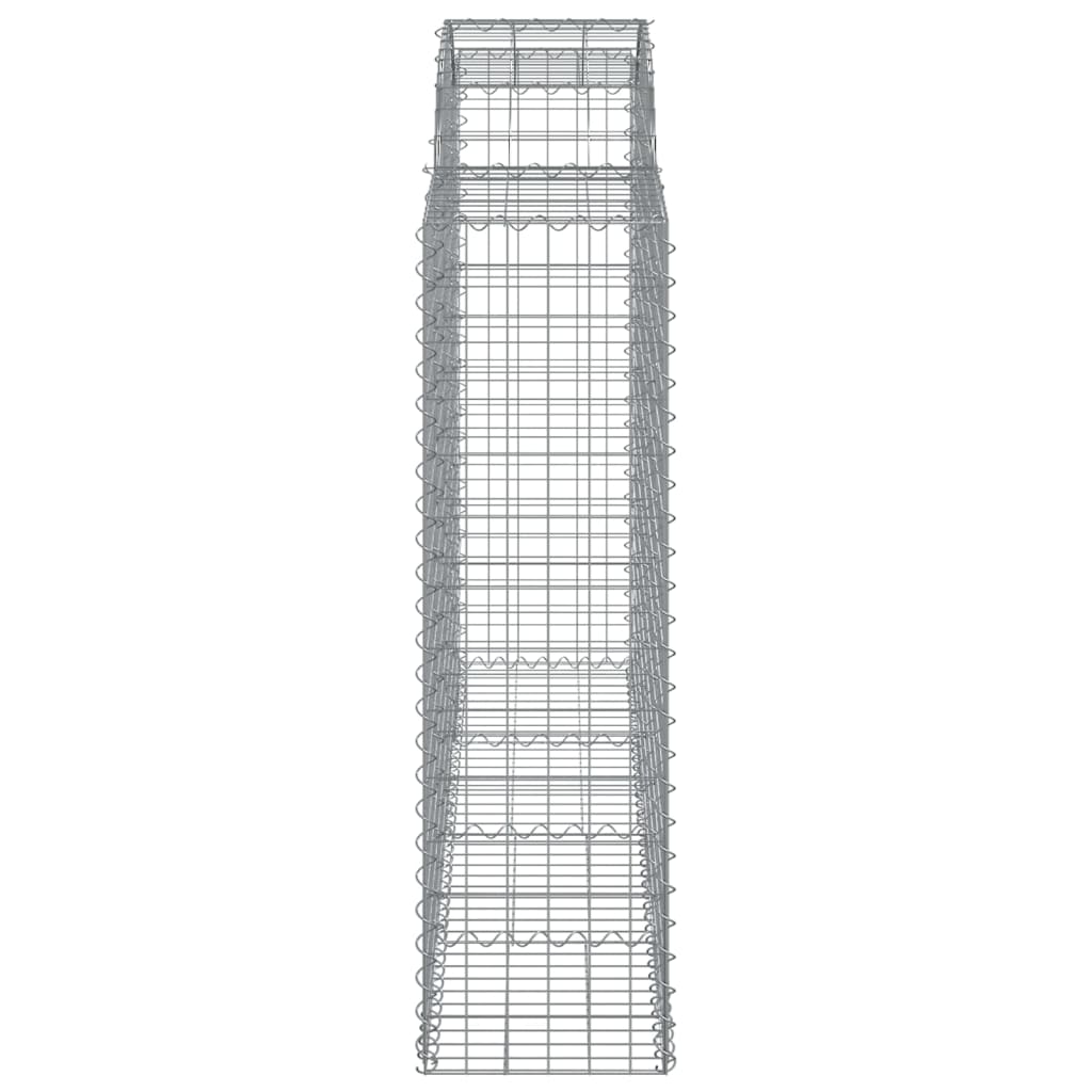 Cestas Gaviones 20 Uds Forma De Arco Hierro 200x50x140/160 Cm_4