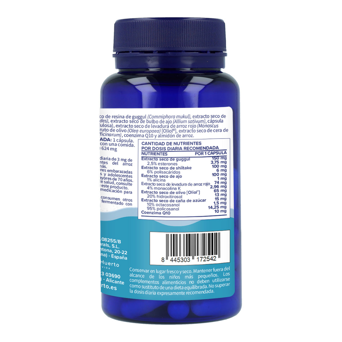 Levadura roja de arroz y Coenzima Q10 Planeta Huerto 60 cap
