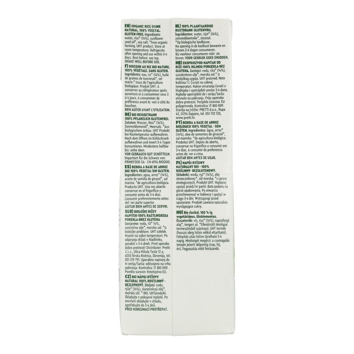 Bebida de Arroz BIO Vitariz 1 L