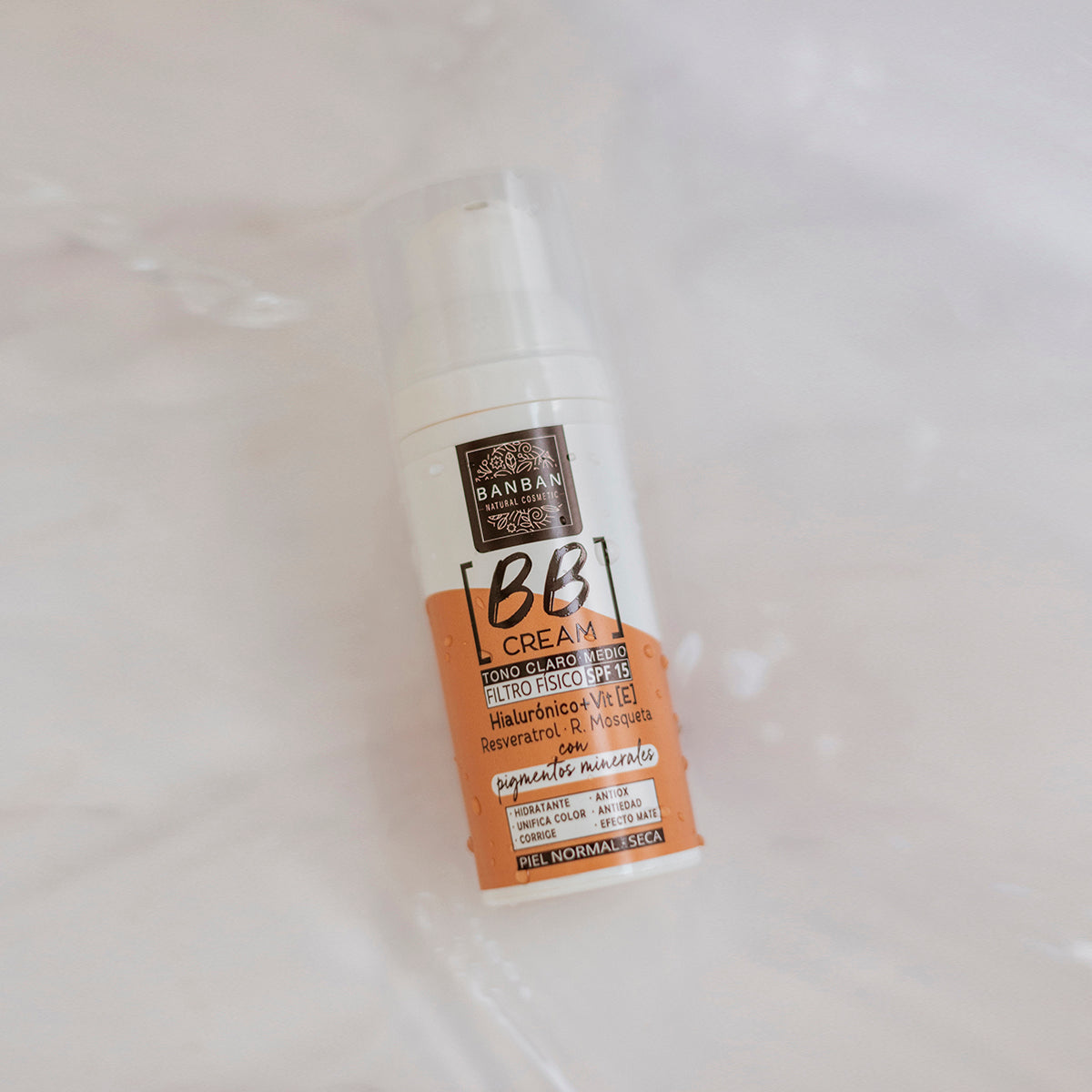 BB Cream Tono Claro Medio SPF15 50ml Banban_4
