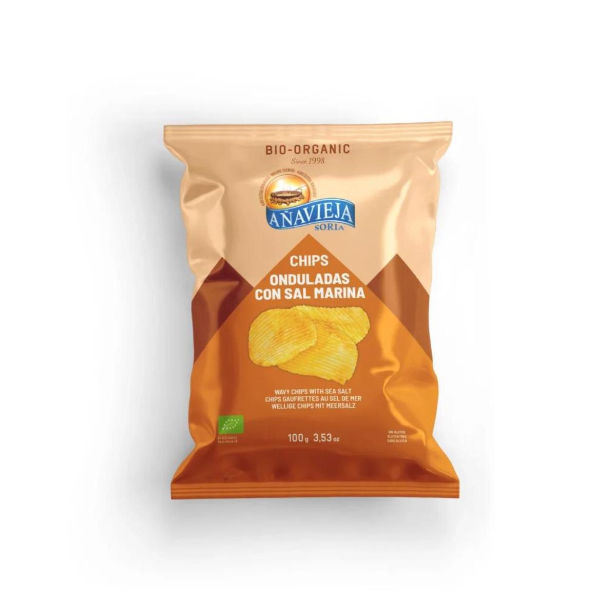 Patatas Fritas Onduladas Eco Añavieja 100g