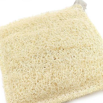 Esponja Natural Vegetal De Lufa Cuadrada. Limpieza Y Exfoliación. Activa La Circulación. Cultivada Y Hecha En Galicia_2